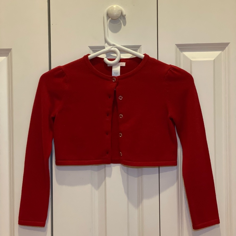 Janie and Jack cropped cardigan in excellent condition.